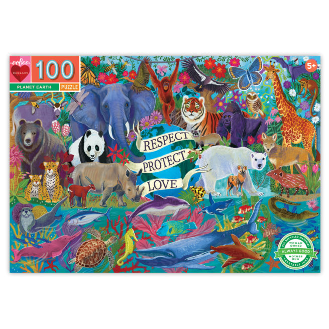 eeBoo 100 Pc Puzzle - Planet Earth