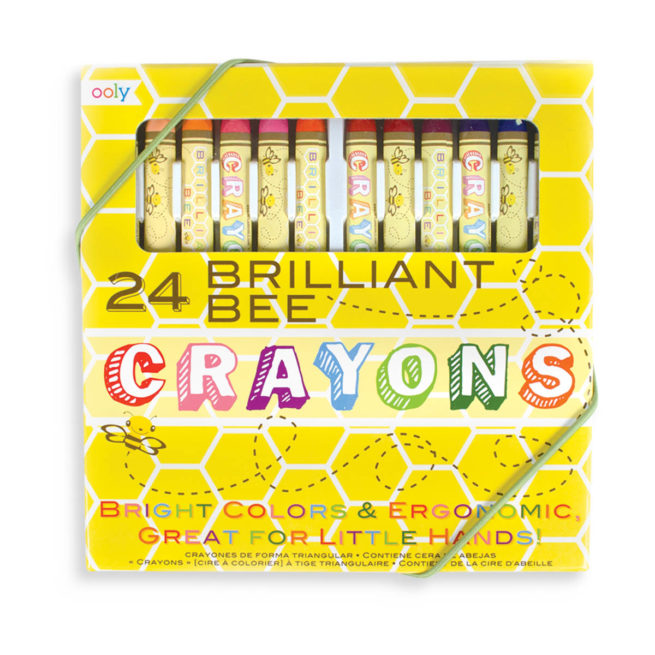 Ooly Crayons - Brilliant Bee Crayons/24