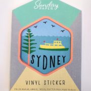Sunday Paper Bumper Sticker - Sydney