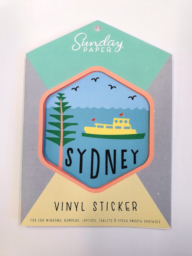 Sunday Paper Bumper Sticker - Sydney