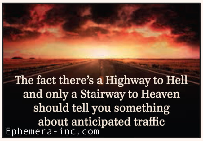 Ephemera Magnet - Highway to Hell