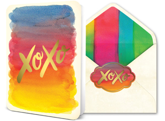 Studio Oh Card - Foil XOXO - Image 2