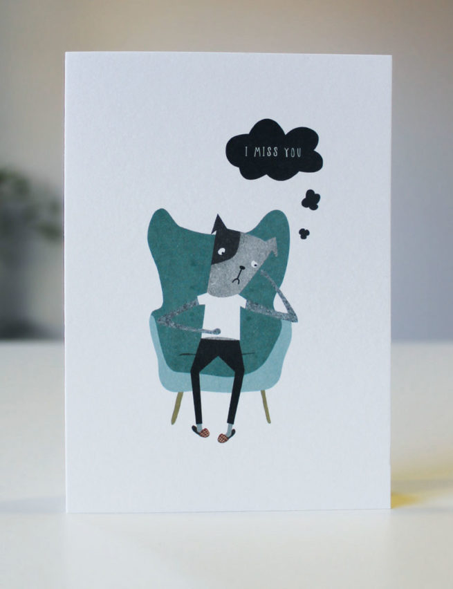 Ask Alice Card - I Miss You