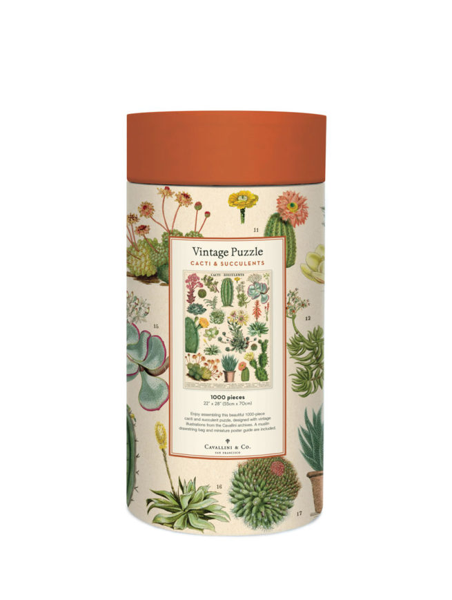 Cavallini - 1000 Pc Puzzle Cacti & Succulents - Image 2