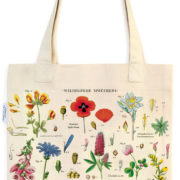 Cavallini Tote Bag - Wildflowers