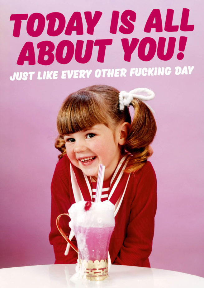 Dean Morris Card - Today is all about you!
