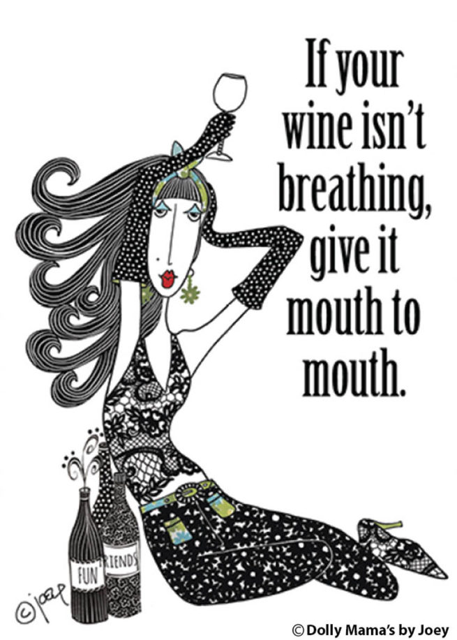 Ephemera Magnet - If Your Wine Isn't Breathing