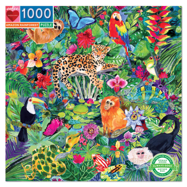 eeBoo 1000 Pc Puzzle - Amazon Rainforest