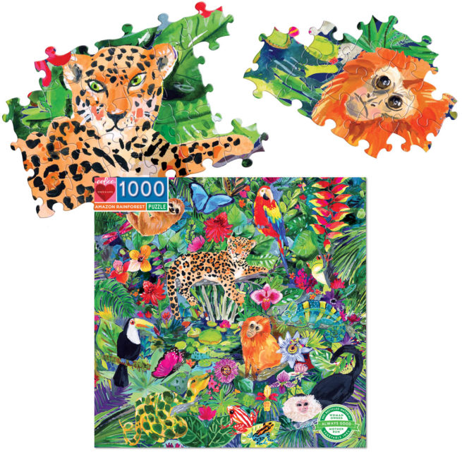 eeBoo 1000 Pc Puzzle - Amazon Rainforest - Image 2
