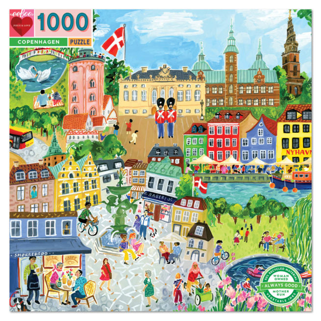 eeBoo 1000 Pc Puzzle - Copenhagen