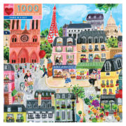 eeBoo 1000 Pc Puzzle - Paris In A Day