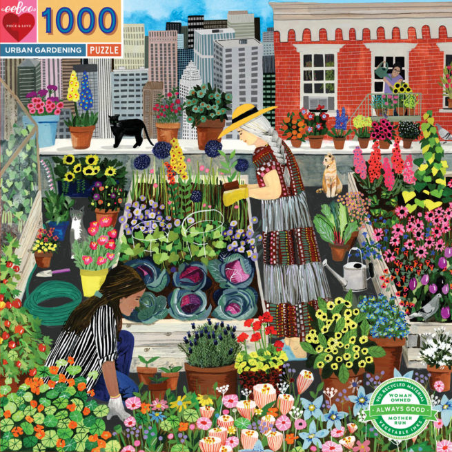 eeBoo 1000 Pc Puzzle - Urban Garden
