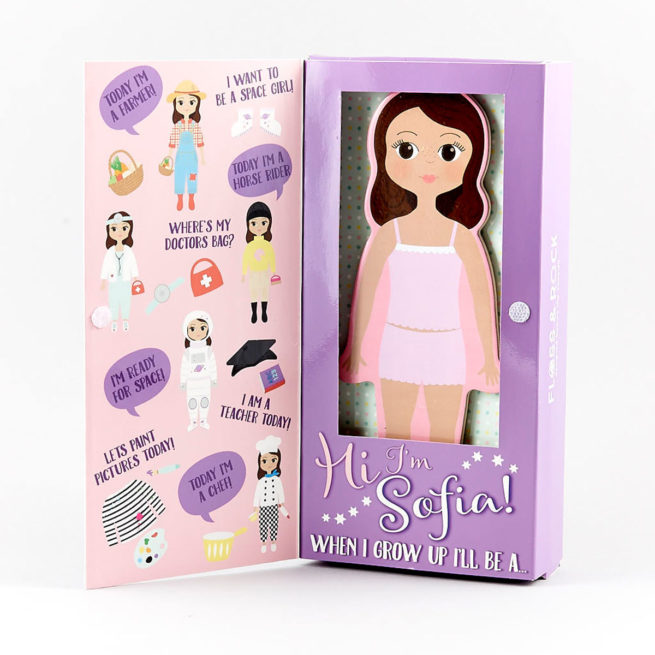 Floss & Rock Magnetic Dress Up Doll - Sophia