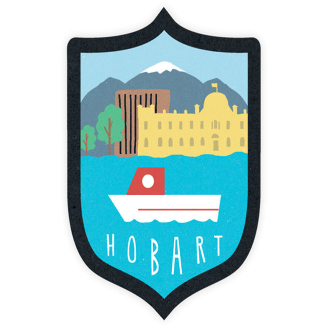 Sunday Paper Bumper Sticker - Hobart