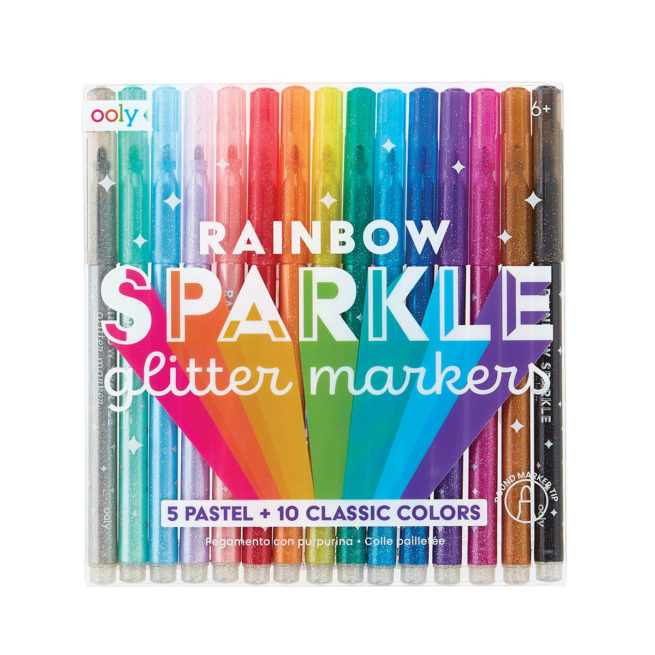 Ooly Markers - Rainbow Sparkle Glitter/15