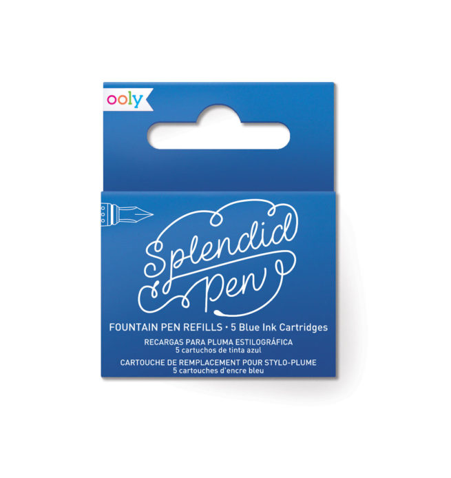Ooly Fountain Pen - Splendid Ink Refill Blue