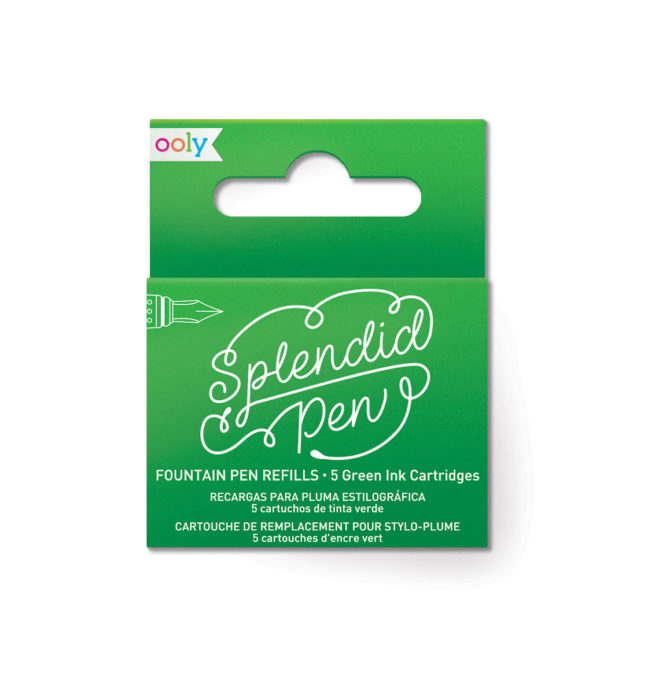 Ooly Fountain Pen - Splendid Ink Refill Green