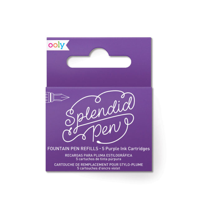 Ooly Fountain Pen - Splendid Ink Refill Purple