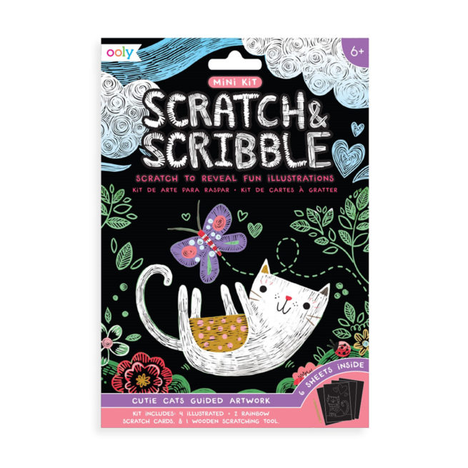 Ooly Scratch & Scribble Mini - Cutie Cats