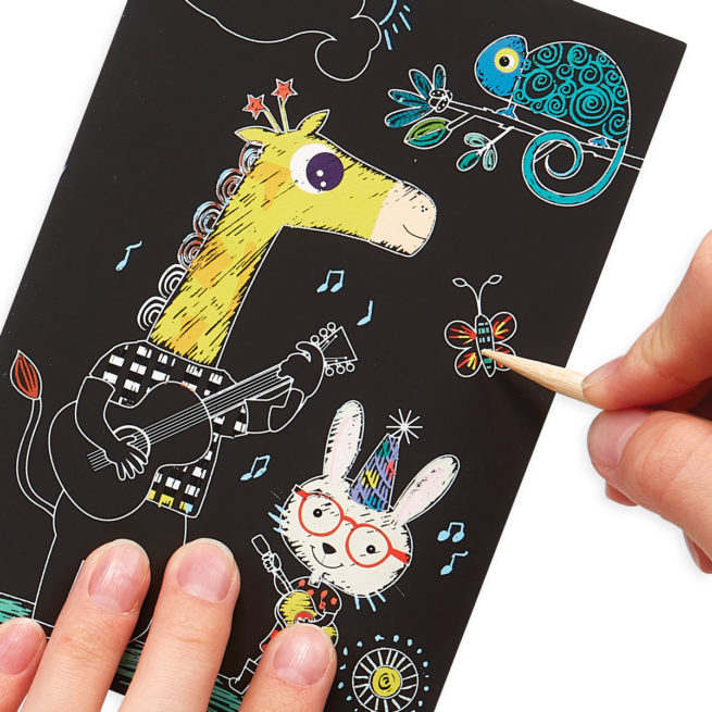 Ooly Scratch & Scribble Mini - Safari - Image 2