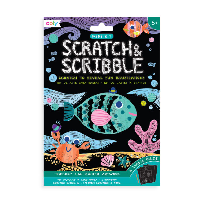 Ooly Scratch & Scribble Mini - Fish