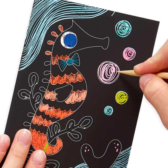 Ooly Scratch & Scribble Mini - Fish - Image 2