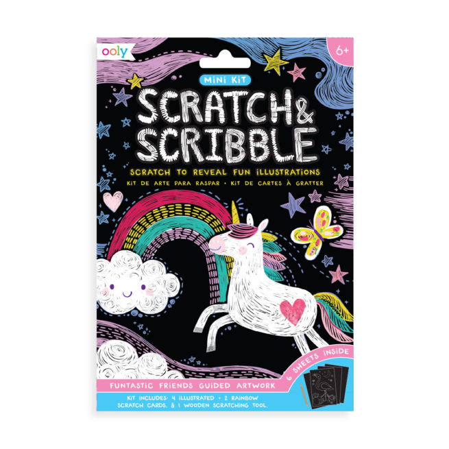 Ooly Scratch & Scribble Mini - Funtastic Friends