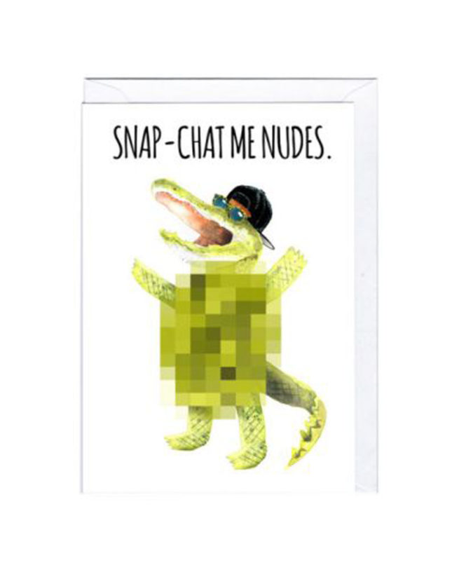 Jolly Awesome Card - Snap-Chat Me