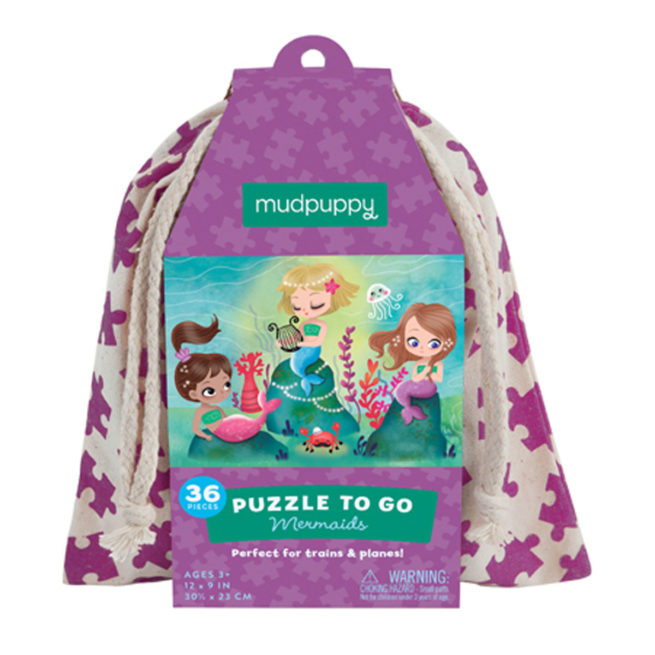 Mudpuppy 36 pc To Go Puzzle - Mermaid
