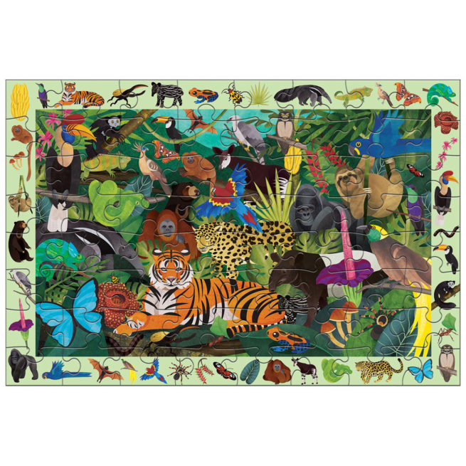 Mudpuppy 64 Pc Search & Find Puzzle - Rainforest - Image 2