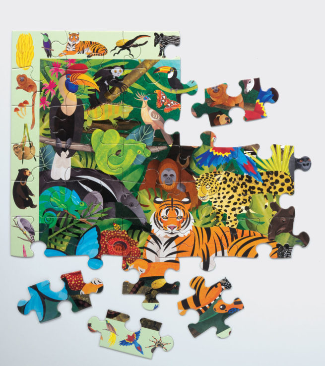 Mudpuppy 64 Pc Search & Find Puzzle - Rainforest - Image 3