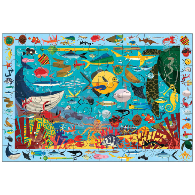 Mudpuppy 64 Pc Search & Find Puzzle - Ocean Life - Image 2