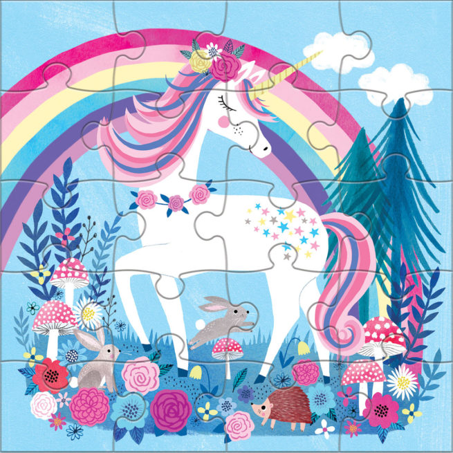 Mudpuppy 20 Pc Magnetic Puzzle Magic Unicorn - Image 3