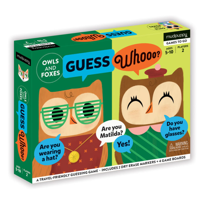 Mudpuppy Guessing Game - Owls/Foxes