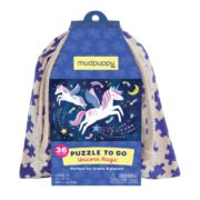 Mudpuppy 36 Pc To Go Puzzle - Unicorn Magic