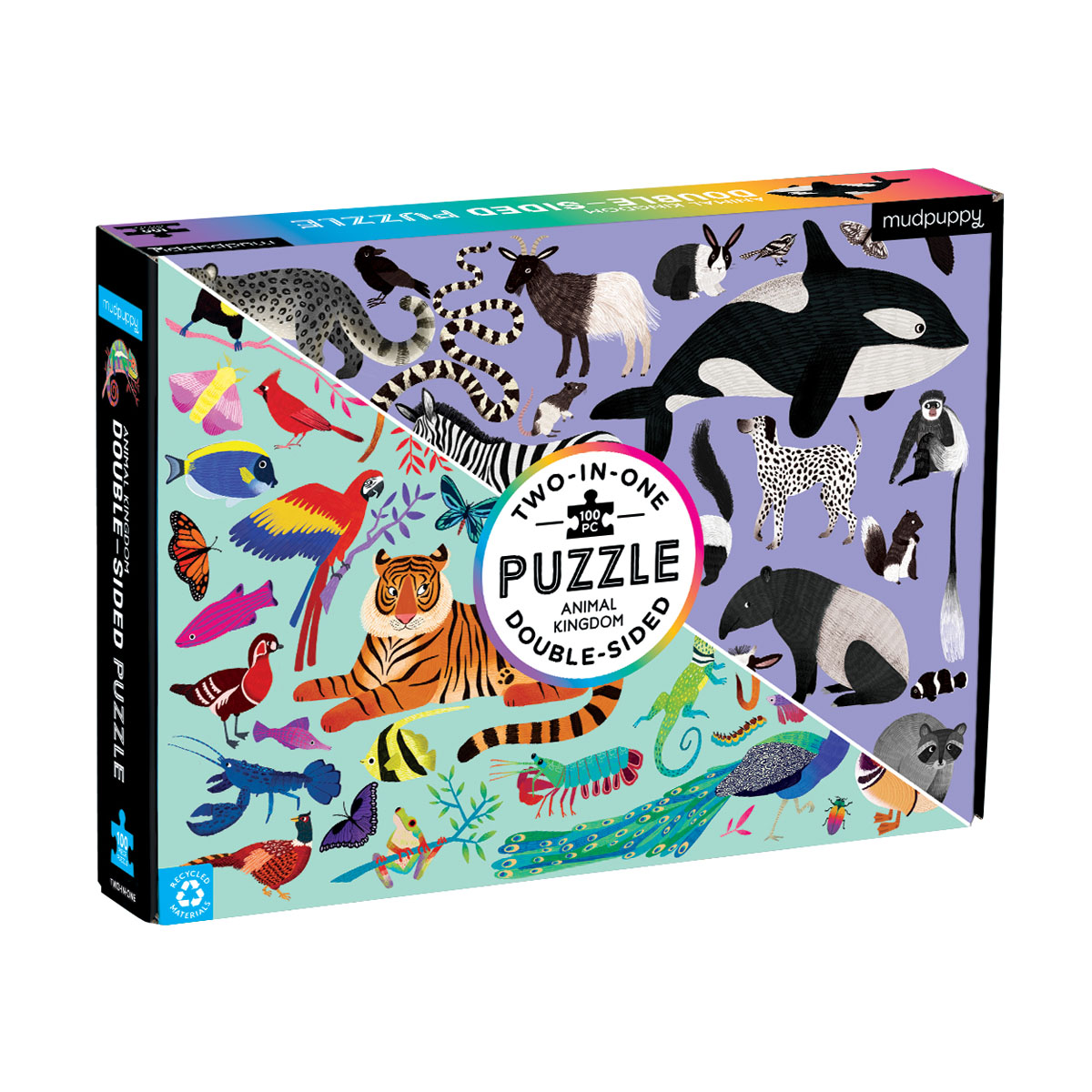 Pouch Puzzle Set: Rainforest & Woodland Picnic - Mudpuppy Puzzles