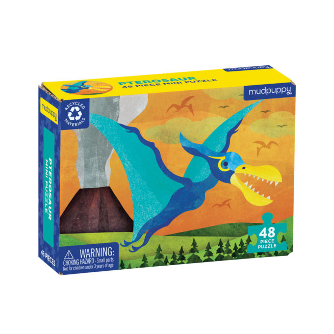 Mudpuppy 48 pc Mini Puzzle Dinosaur - Pterosaur