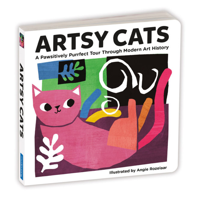 Mudpuppy Board Book - Artsy Cats