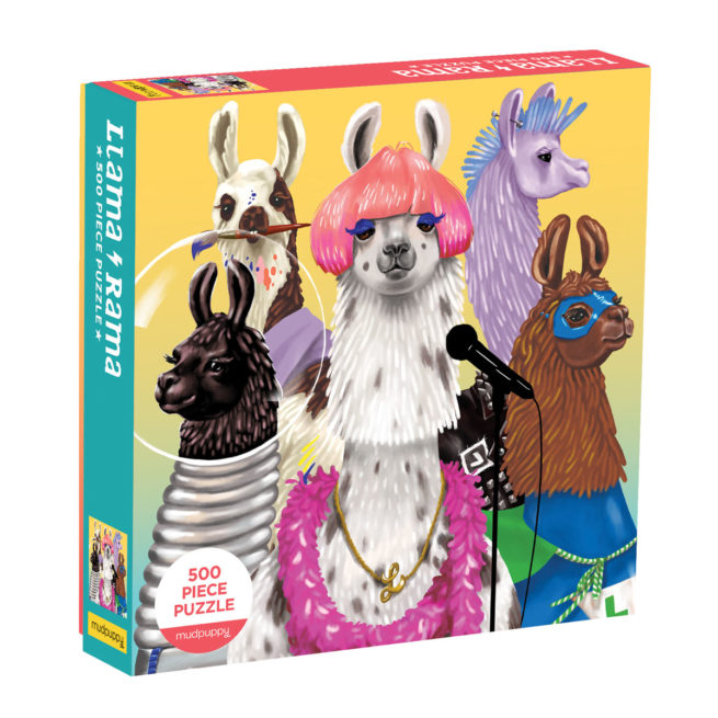 Mudpuppy 500 Pc Puzzle - Llama & Rama