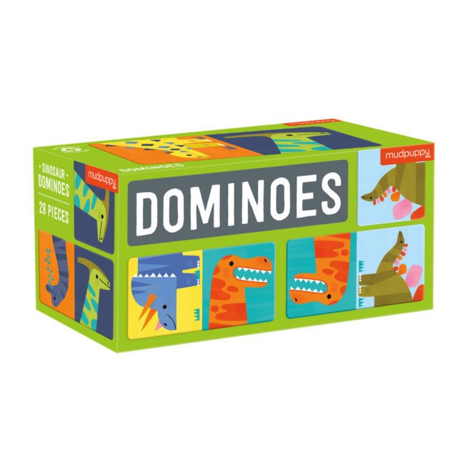 Mudpuppy Dominoes - Dinosaurs