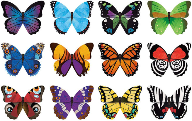 Mudpuppy Memory Match Shaped - Butterflies - Image 2