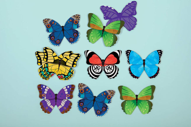 Mudpuppy Memory Match Shaped - Butterflies - Image 4