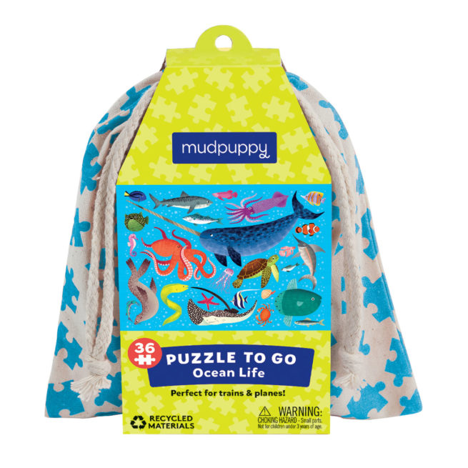 Mudpuppy 36 Pc To Go Puzzle - Ocean Life