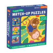 Mudpuppy I Love U Match Up - Jungle Baby