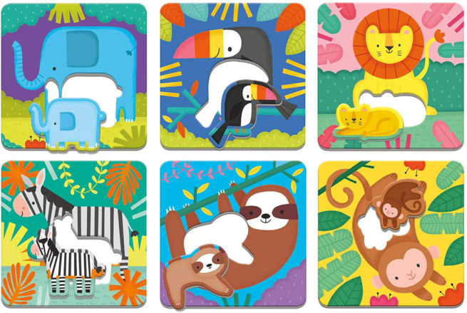 Mudpuppy I Love U Match Up - Jungle Baby - Image 2
