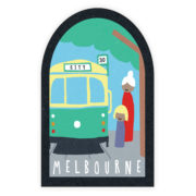 Sunday Paper Bumper Sticker - Melbourne