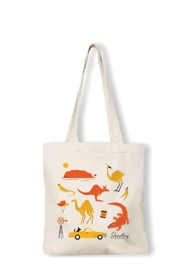 Sunday Paper Tote Bag - Outback New
