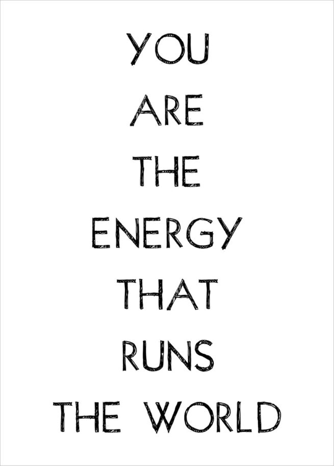 Retrospective Card - You Are The Energy