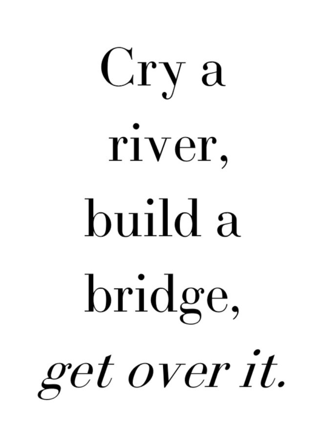 Retrospective Card - Cry A River, Build a Bridge