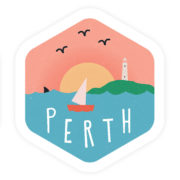 Sunday Paper Bumper Sticker - Perth